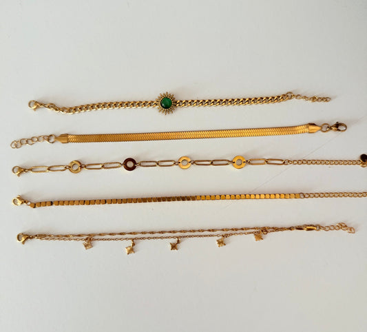 Chain Bracelet(set of 5)