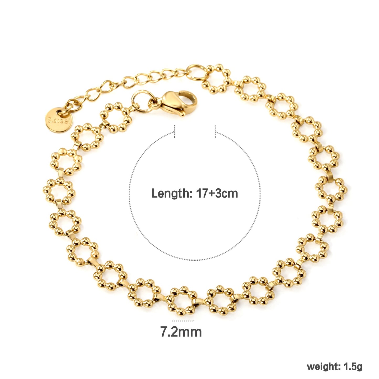 Mini Seven Beads Bracelet