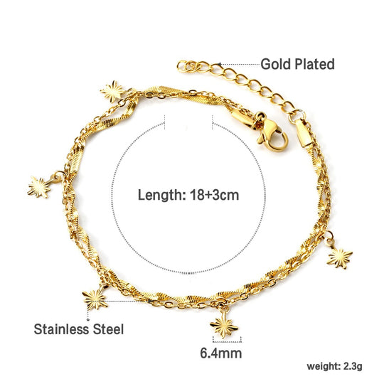 Stars Charm Bracelet