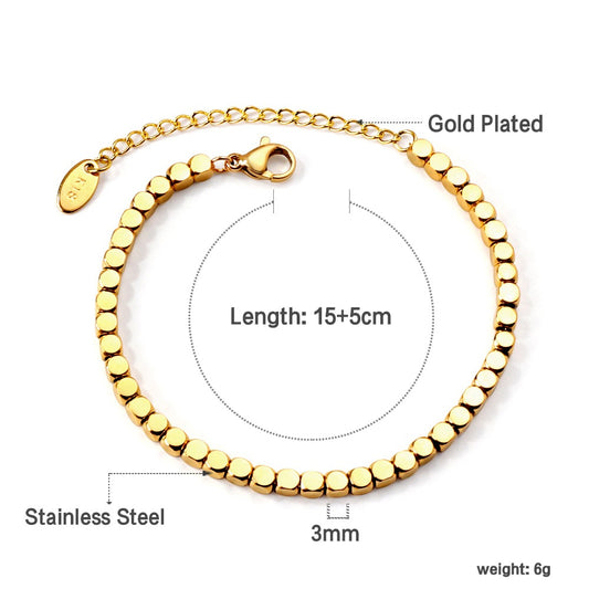 Square Beaded Bracelet