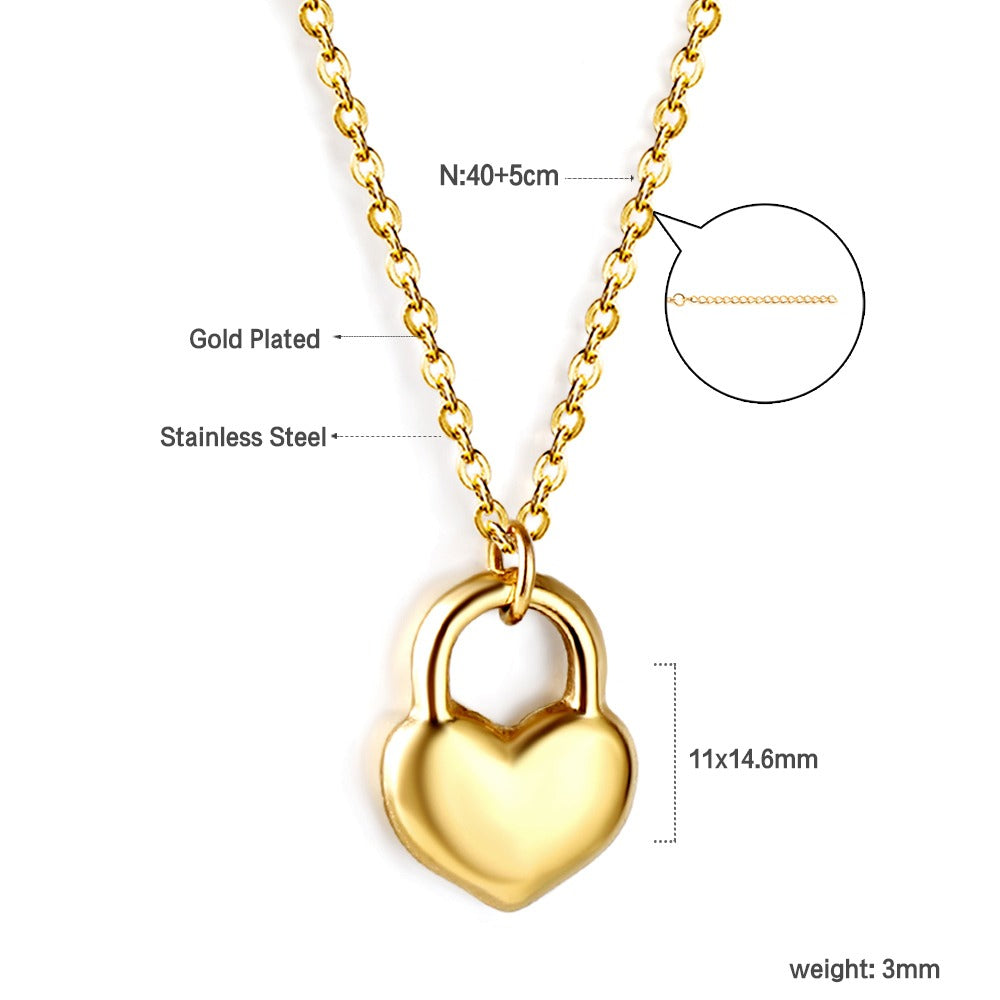 Heart Lock Necklace