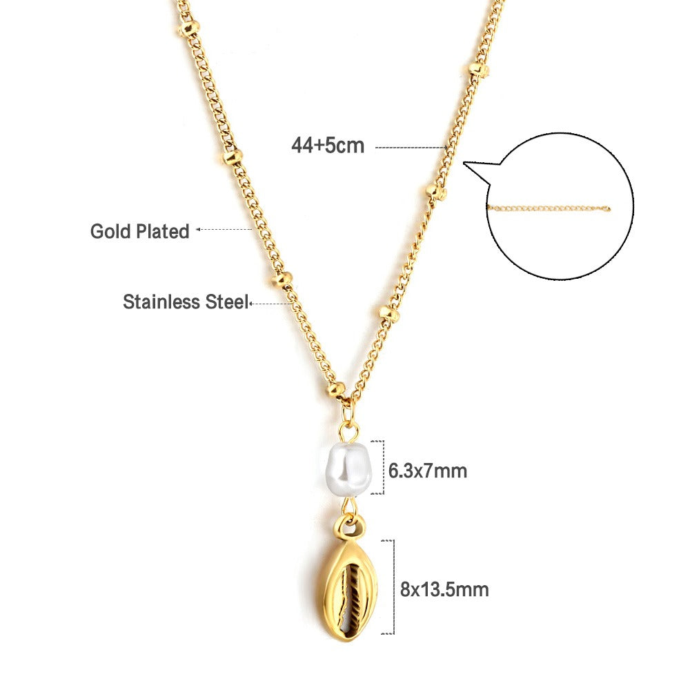Shell Waterdrop Necklace