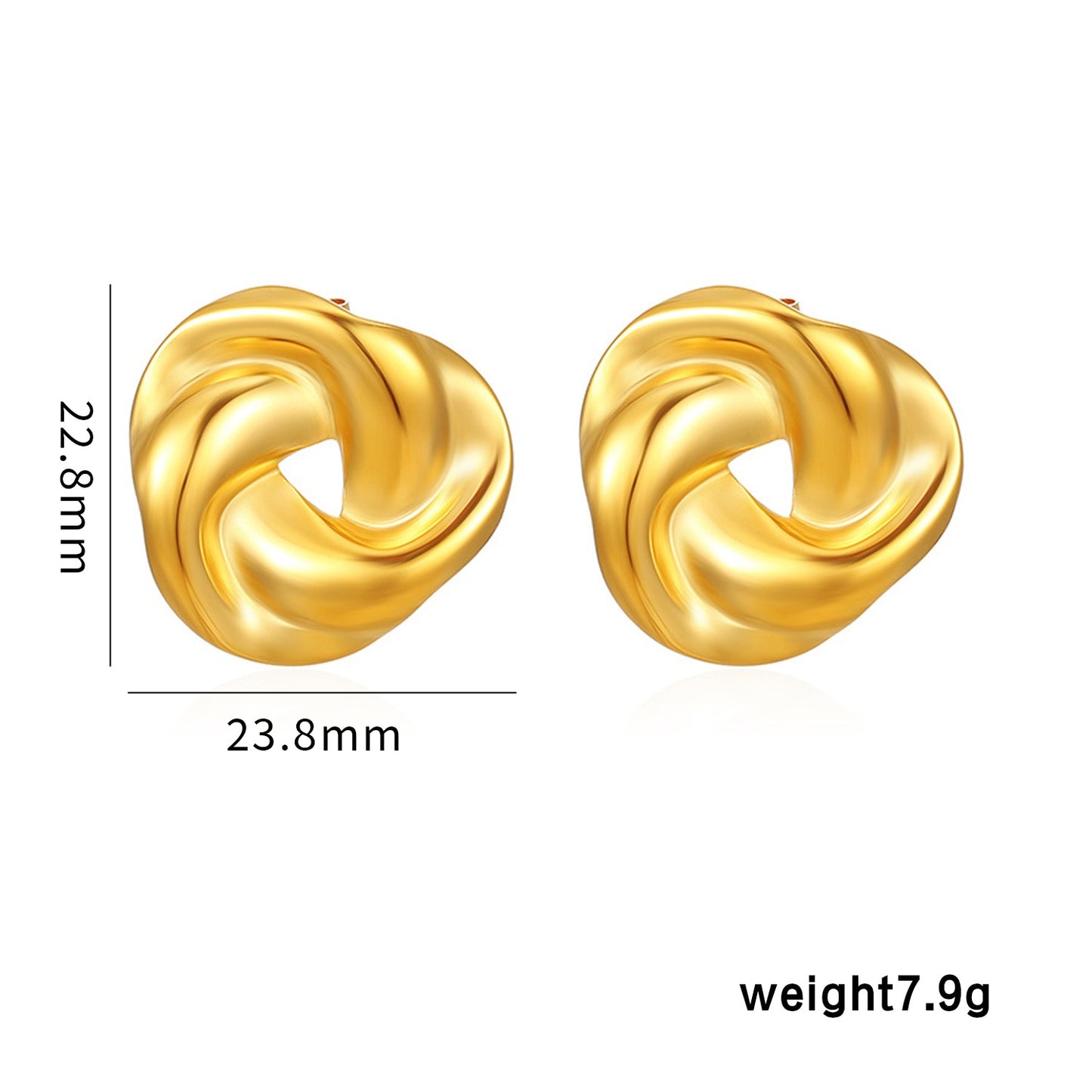 Twisted Pattern Studs