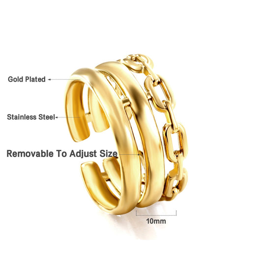 Chain Band Ring