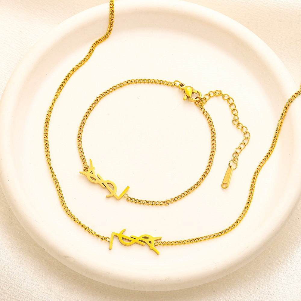 Y$L Chain Bracelet