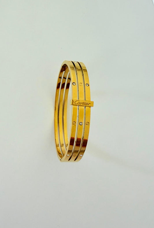 3 tier C Bangle
