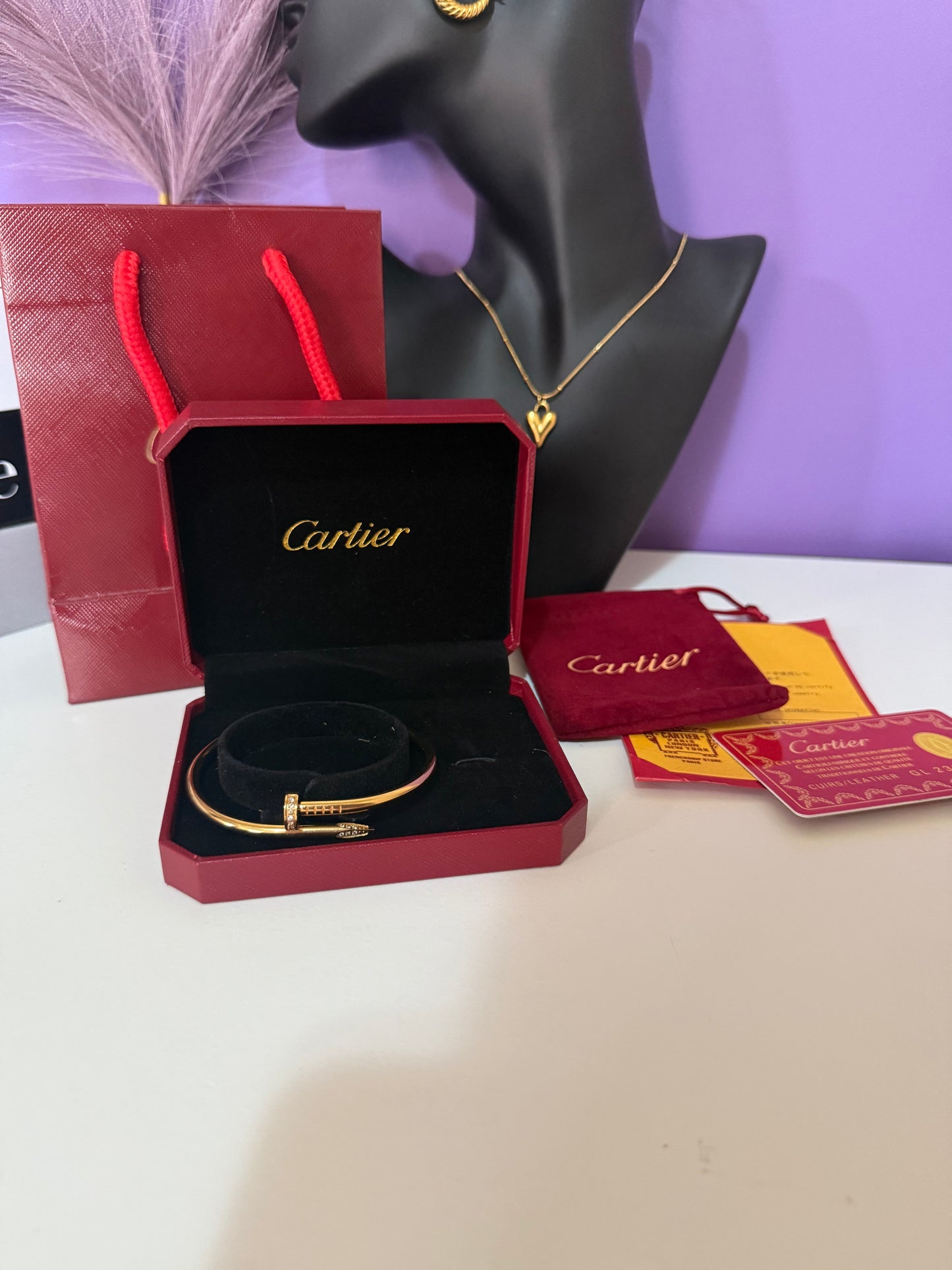 Nail Head Stone Bracelet