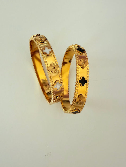 Clover Bangle(Set of 2)