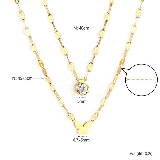 Double Chain Necklace