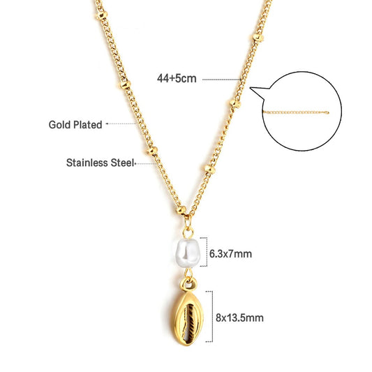 Shell Waterdrop Necklace