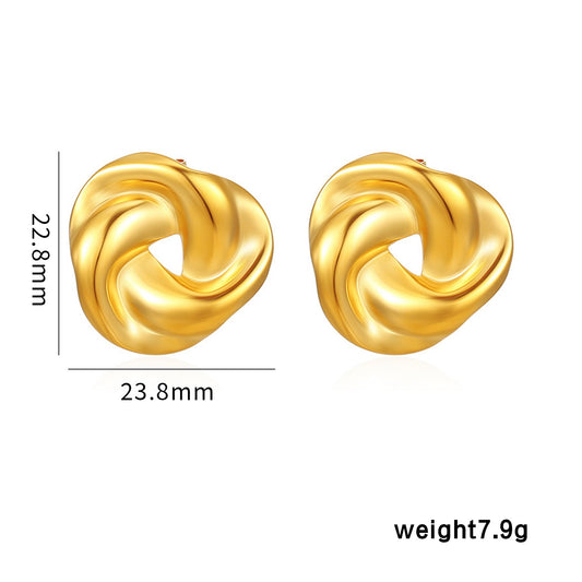 Twisted Pattern Studs