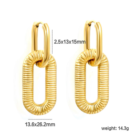 Link Hoop Earrings
