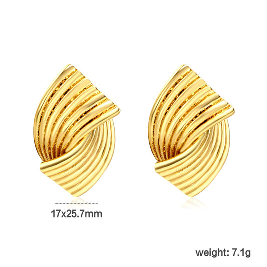 Chunky Stainless Steel Earrings