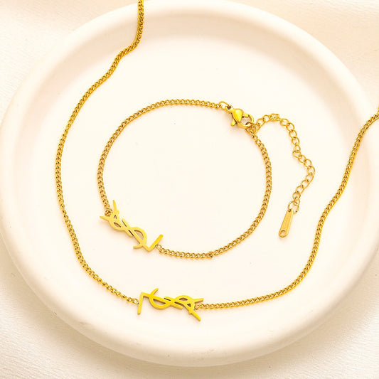 Y$L Chain Bracelet
