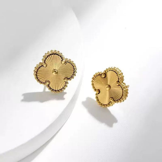 VC Gold Stud Earrings