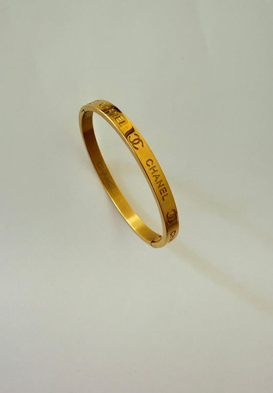 C Bangle Bracelet