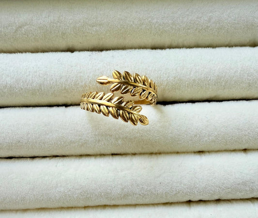 Gold Leaf Ring