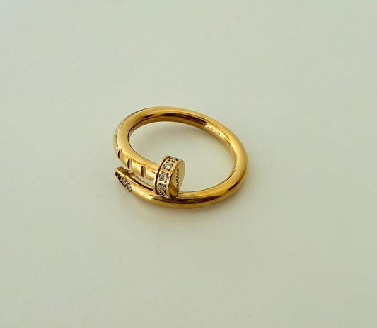 Stone Nail Ring